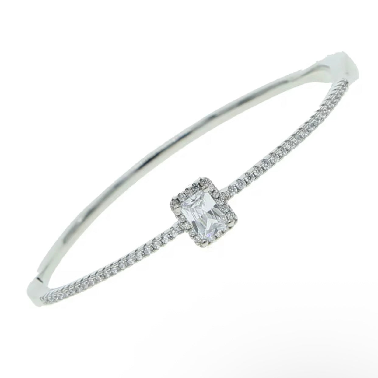 💎 Brățară Fixă Elegantă din Argint 925 cu Zirconia