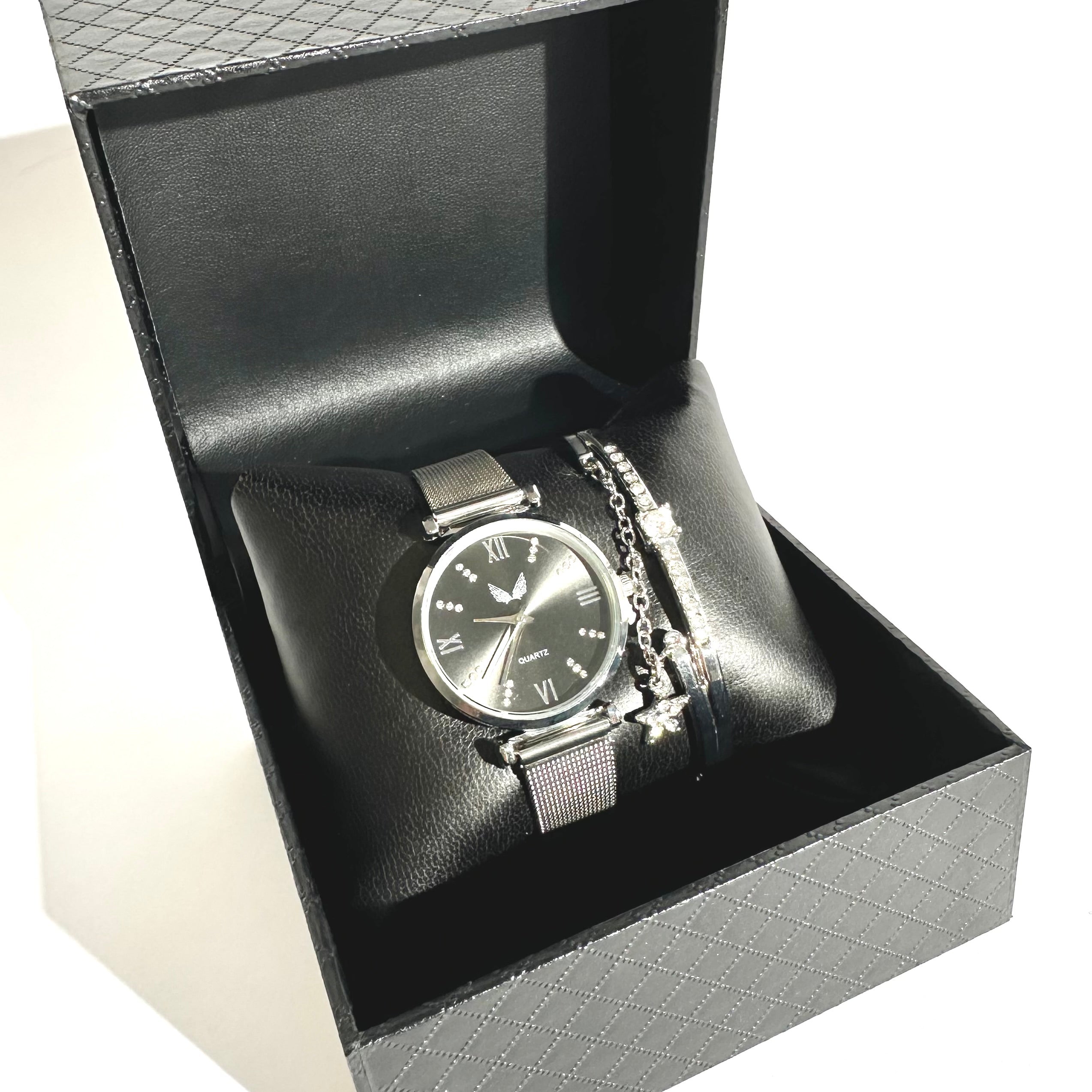 ⌚ Set Ceas & Brățară Silver Star ✨