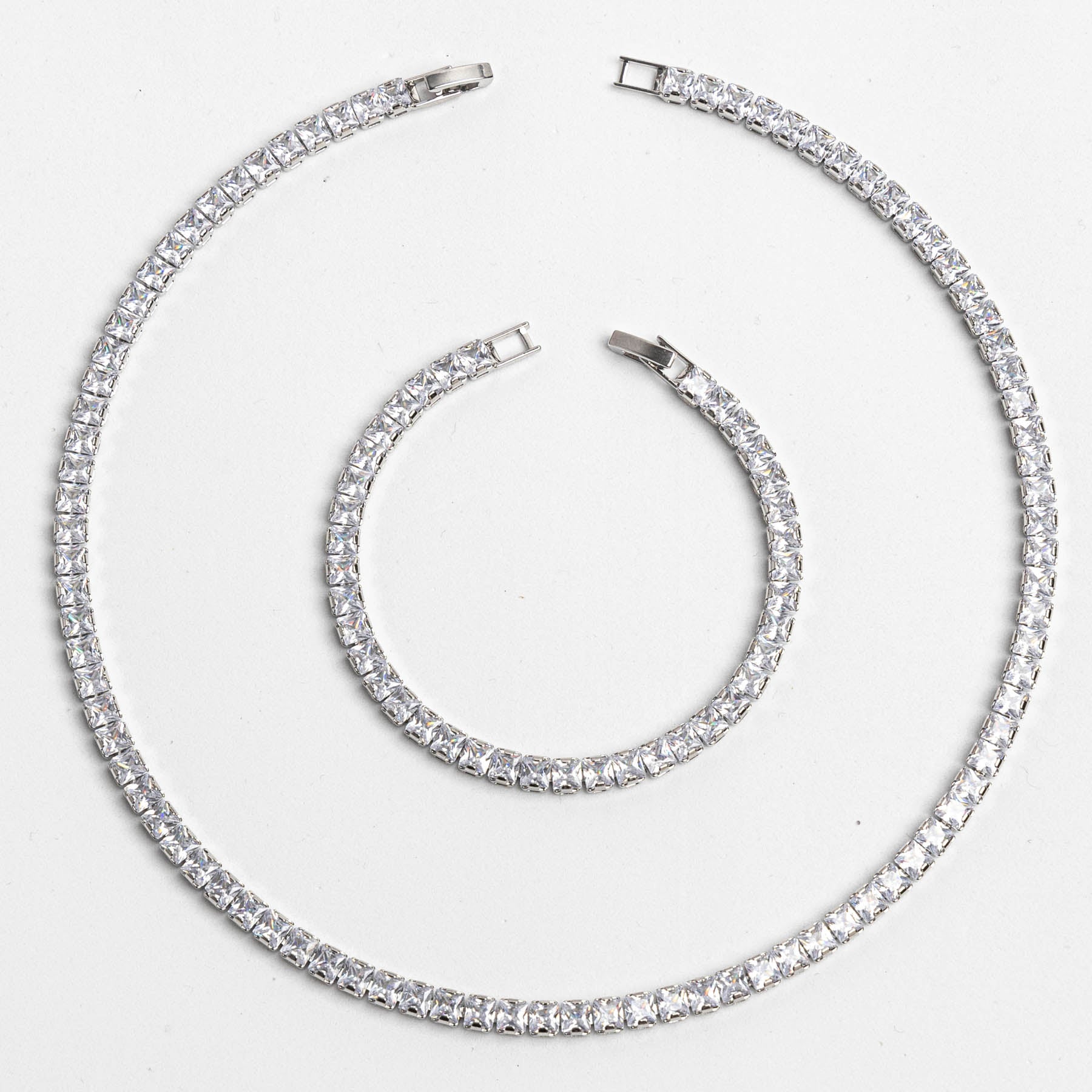 Set Colier&Bratara Tennis