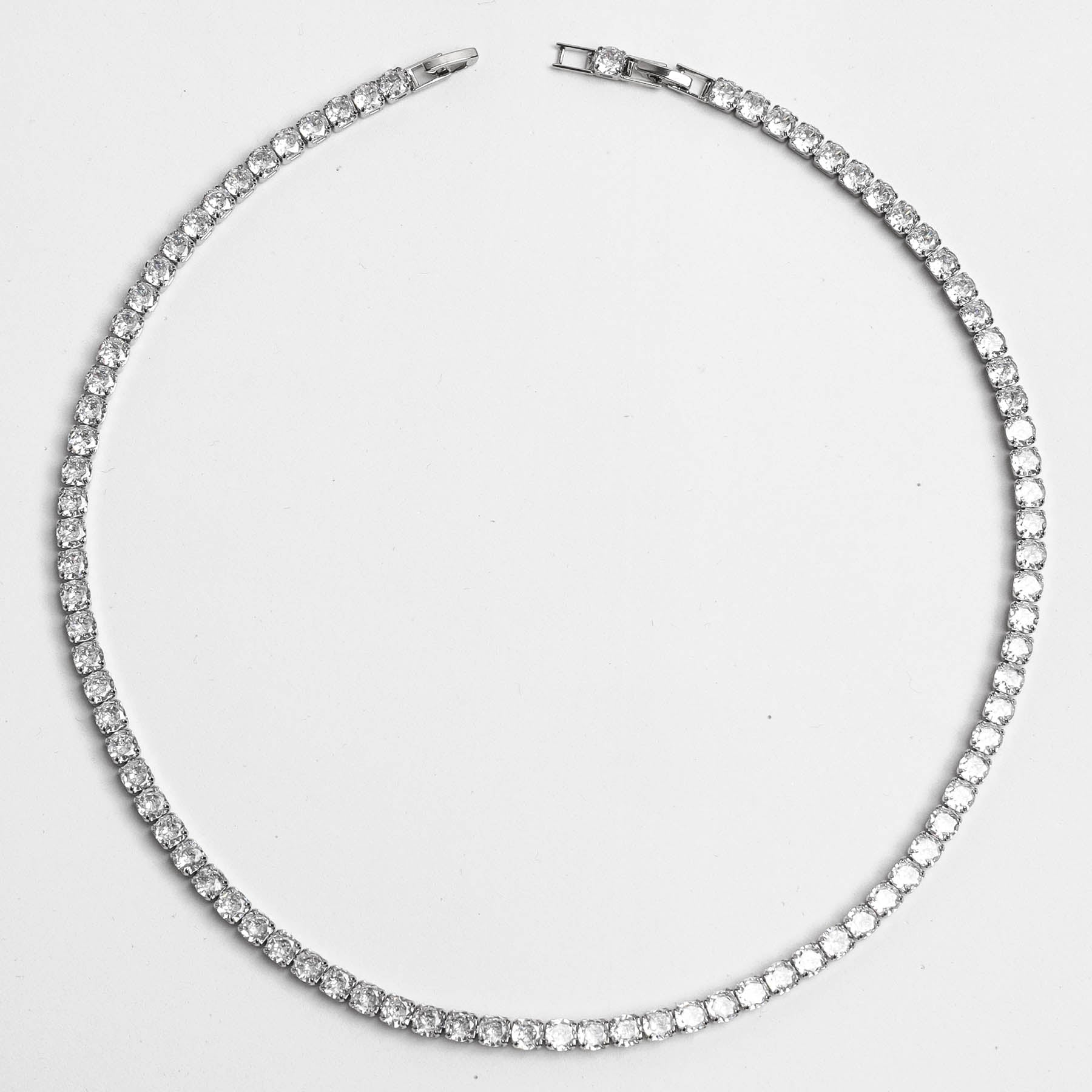 💎 Colier Tennis 50cm din Oțel Inoxidabil – cu pietre Zirconia