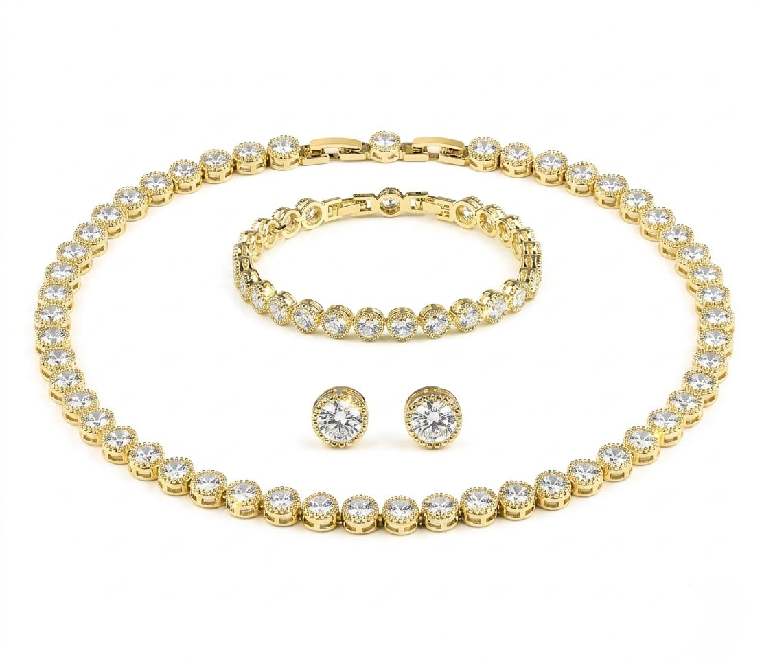 Set Royal Shine – Colier, Brățară și Cercei