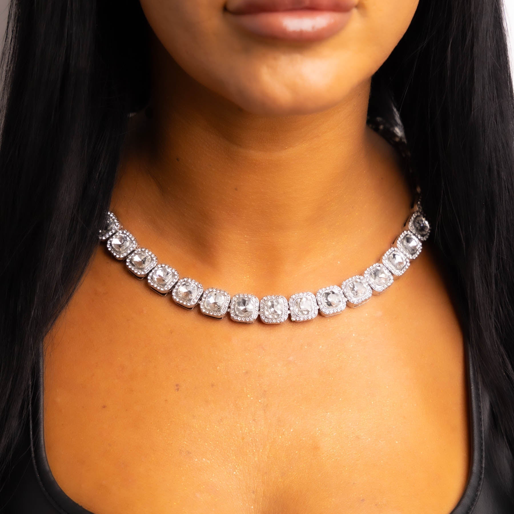 💎 Colier Big Diamond – Bijuterie Statement