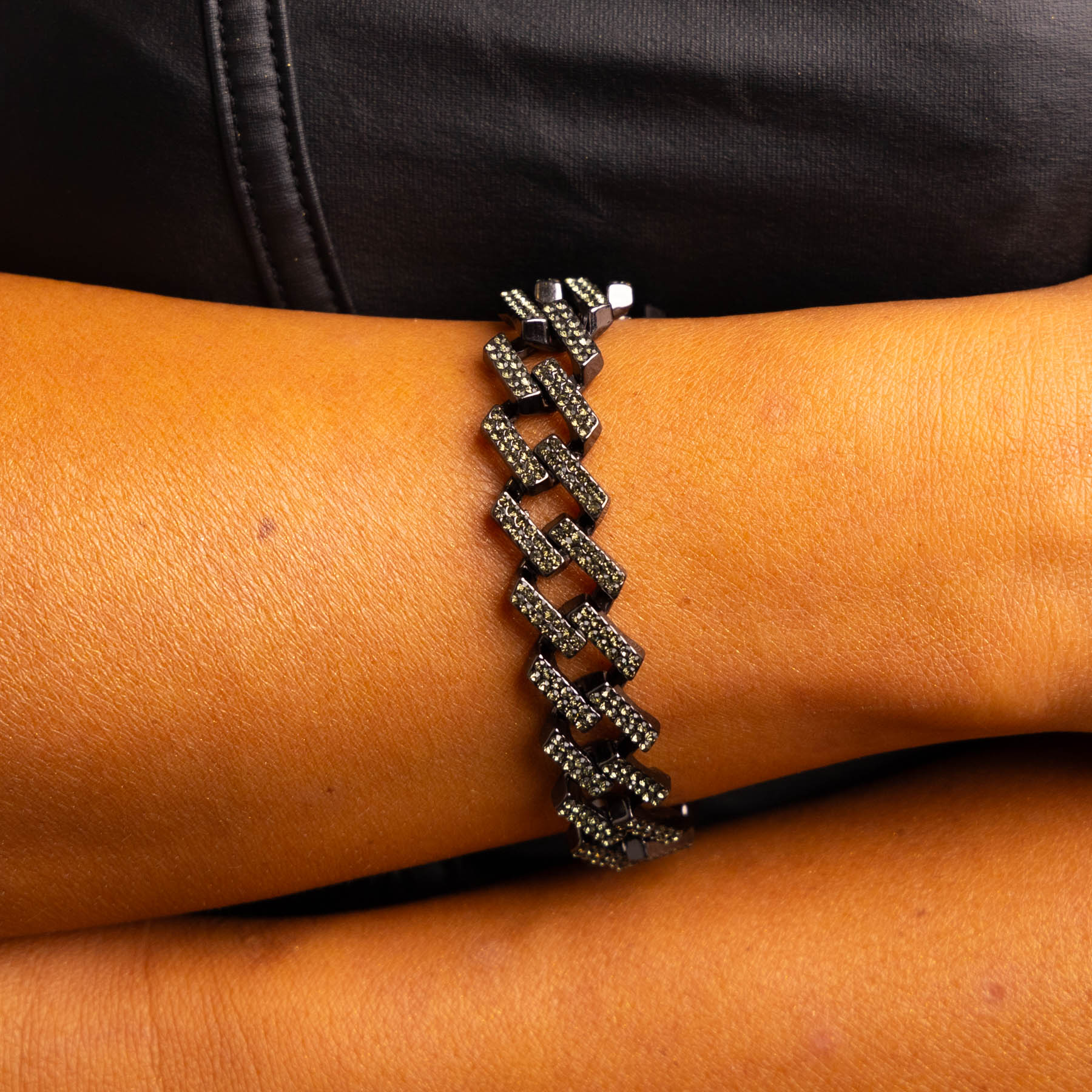 🖤 Brățară Cuban Black – Unisex