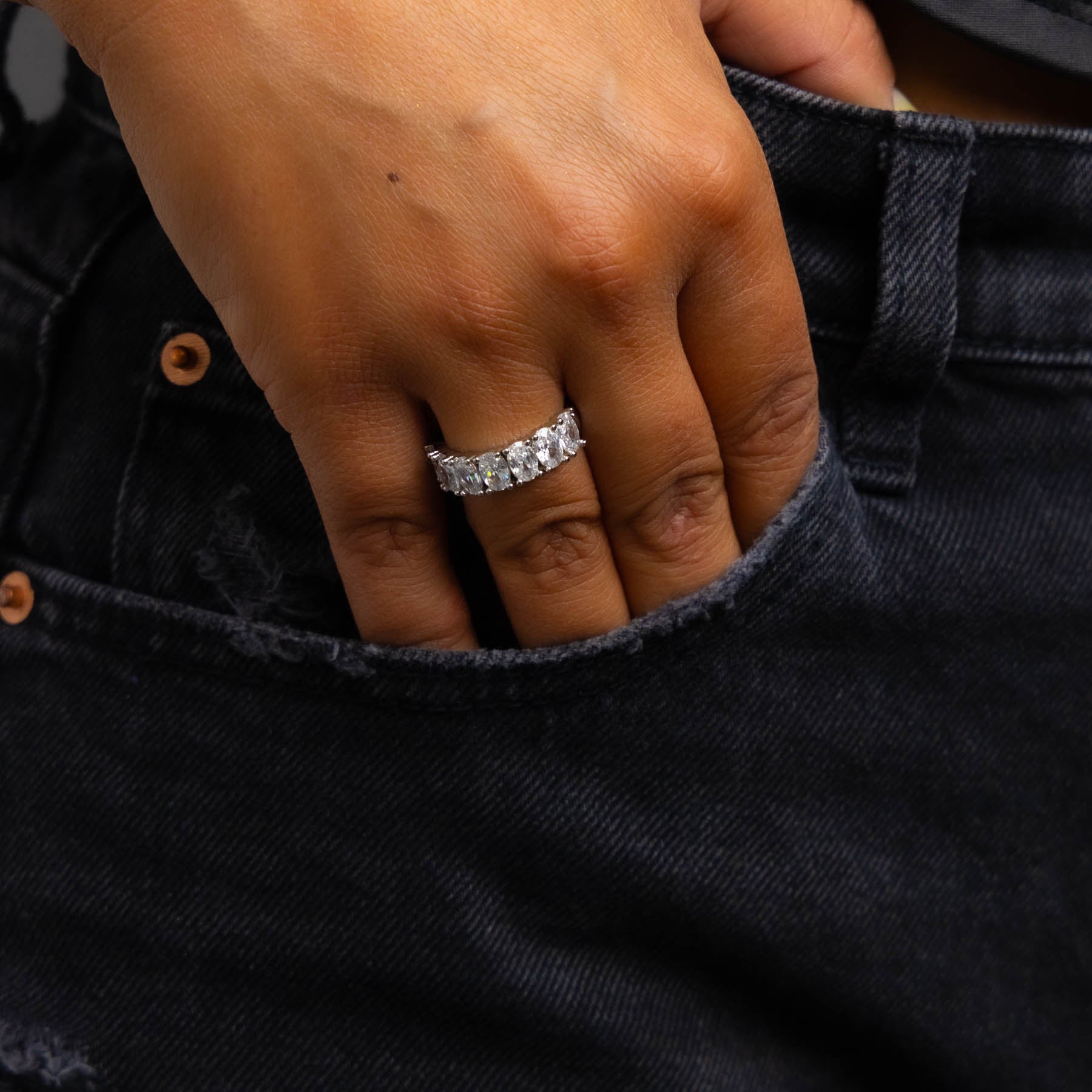 Inel 7 Pietre Reglabil