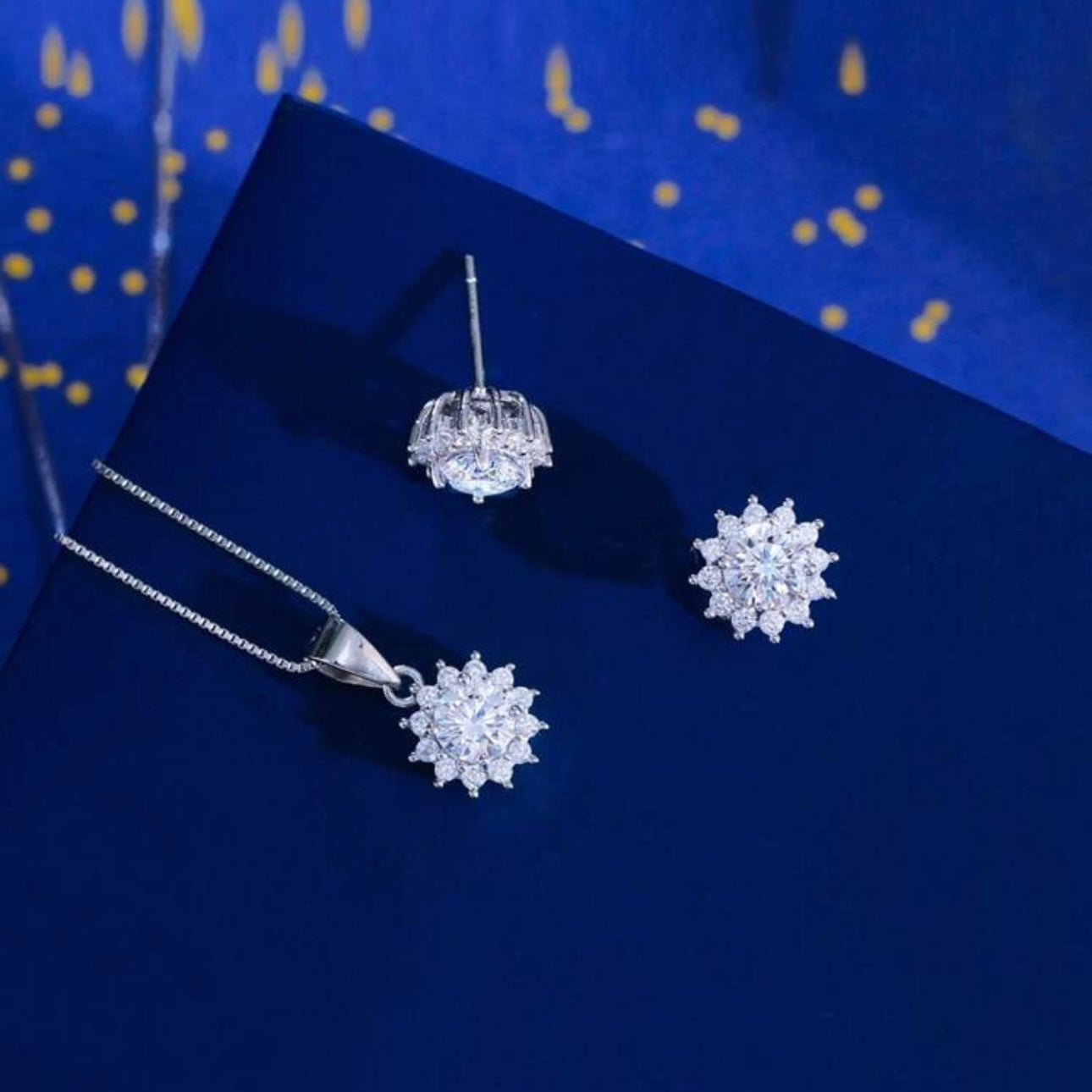 ✨ Setul Energiei – Argint & Moissanit