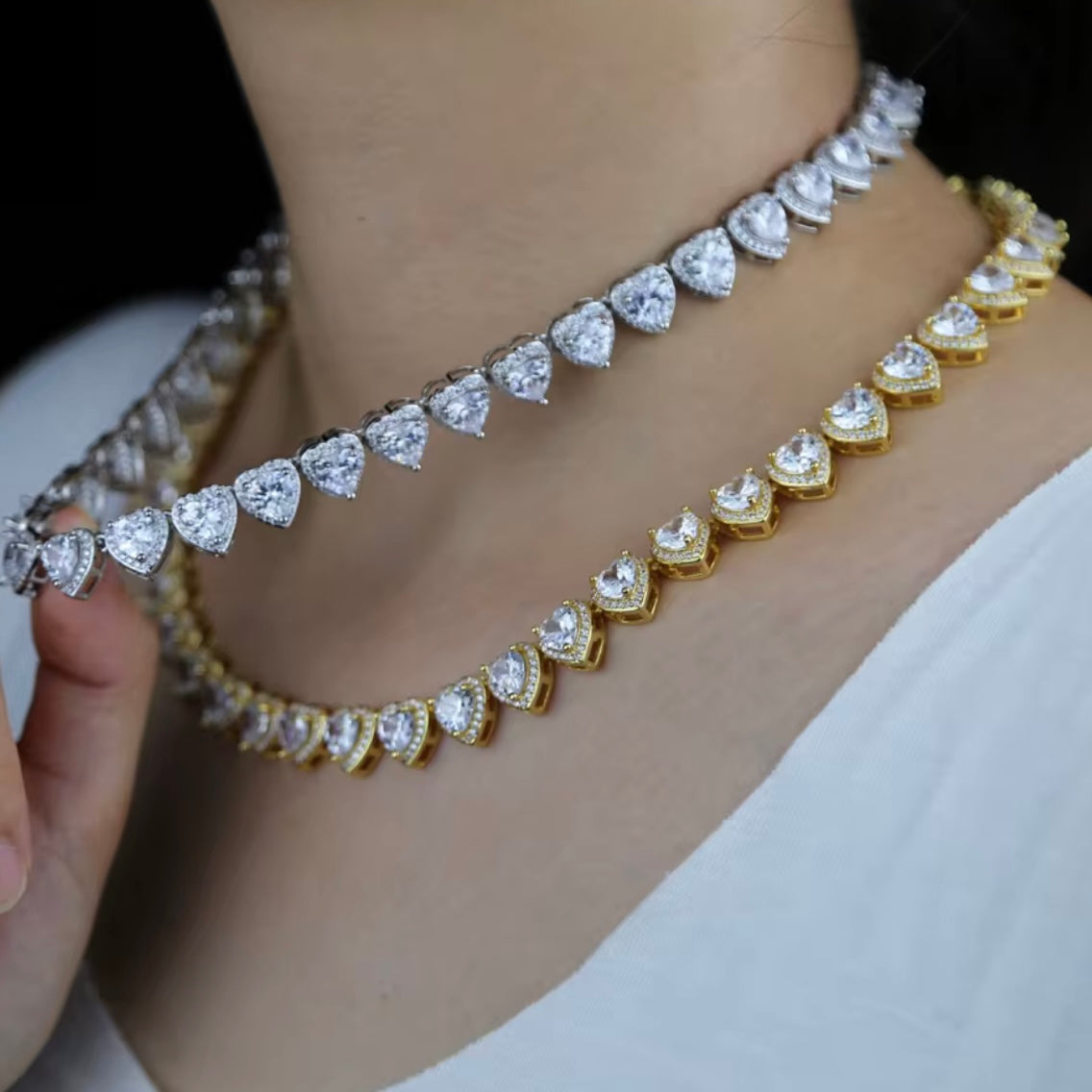 💎 Colier Amore Silver/Gold