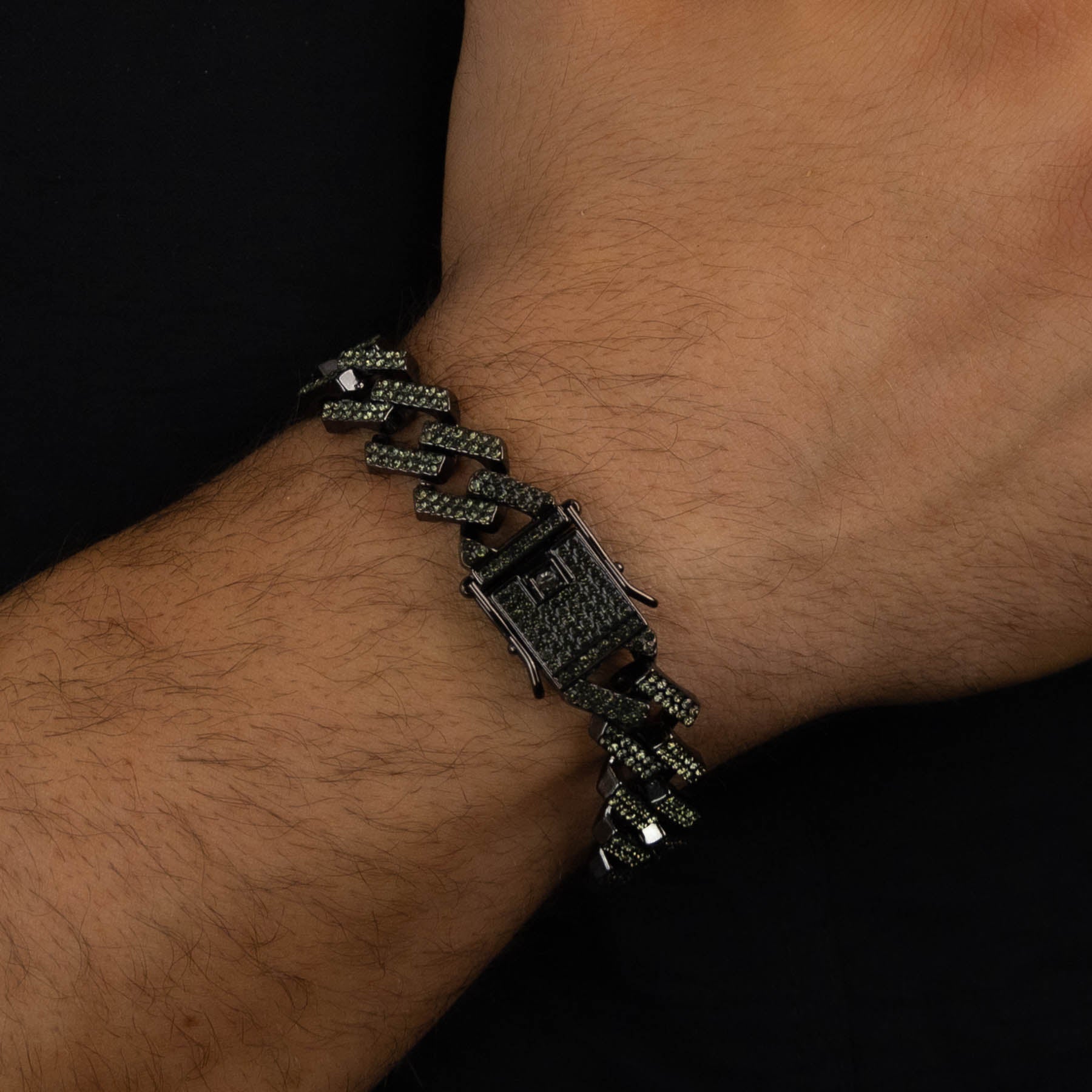 🖤 Set Cuban Black – Colier și Brățară Unisex