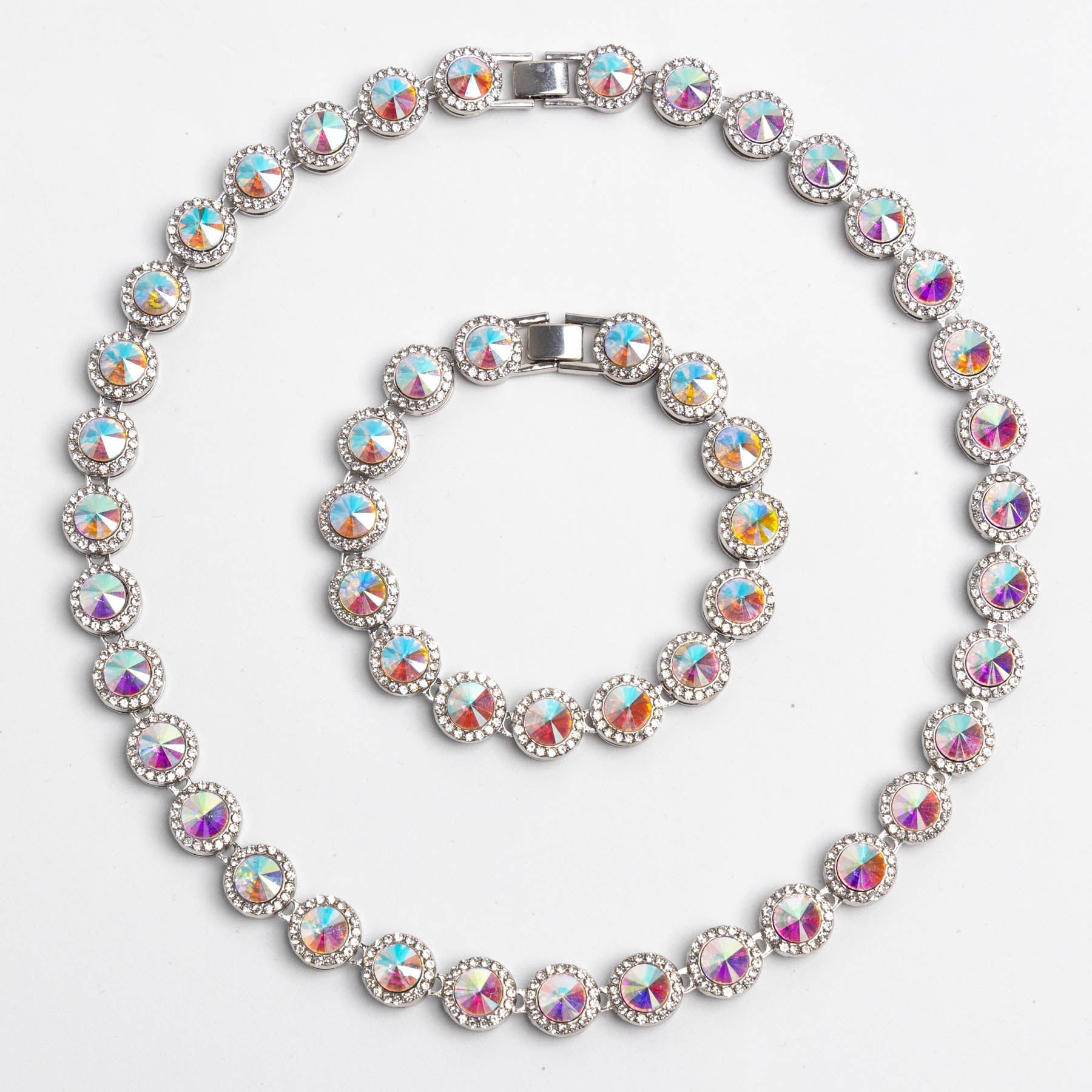 Set Round Indigo - Bratara&Colier