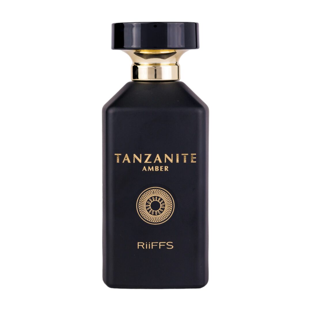 💙 Tanzanite Amber – Misterul în Note Orientale 100ml | Extrait de Parfum pentru Bărbați