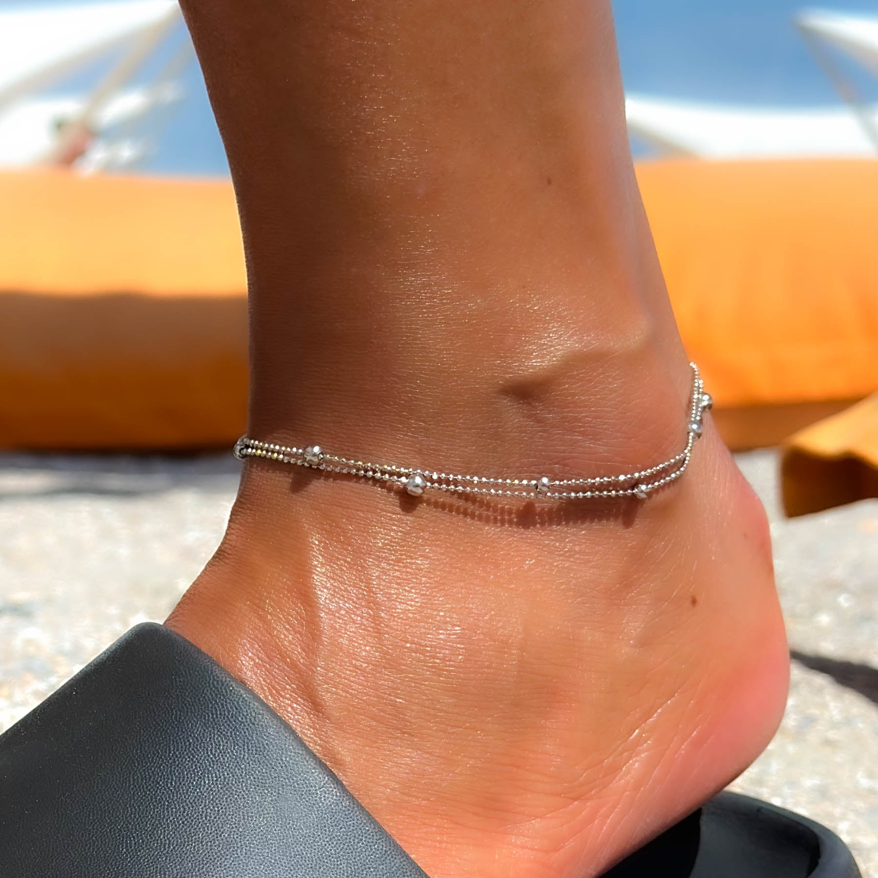 ✨ Brățara de Picior a Grației – Argint925 👣