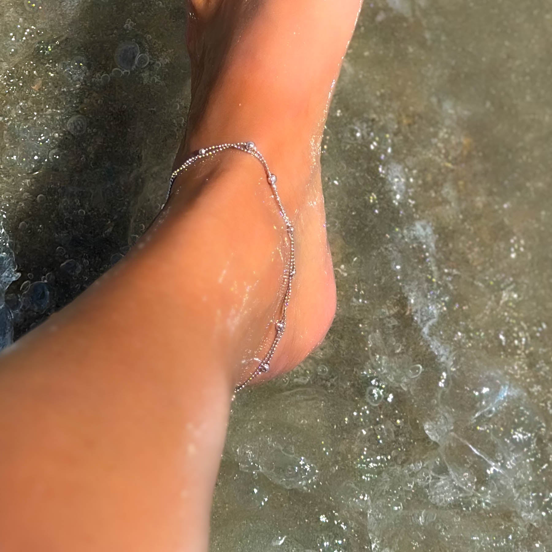 ✨ Brățara de Picior a Grației – Argint925 👣