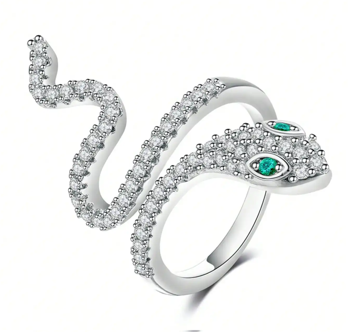 Inel Snake Silver