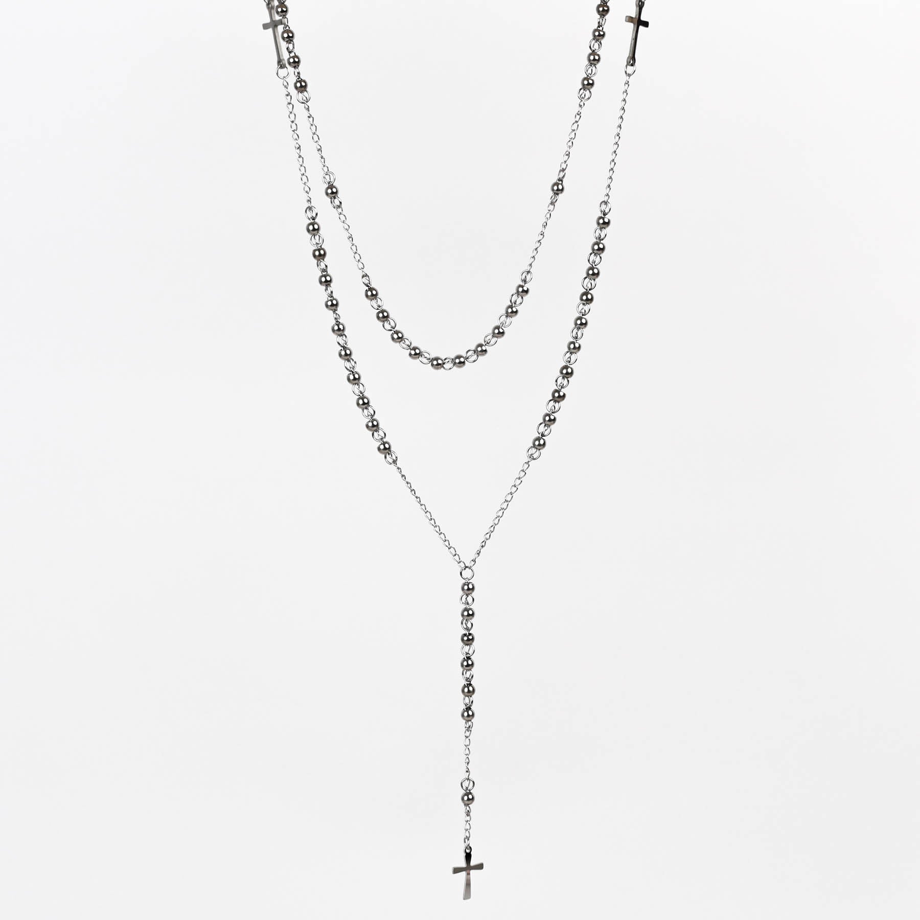 ✝️ Colierul Rozariu Elegant – Simbolul Protecției ⛓️✨