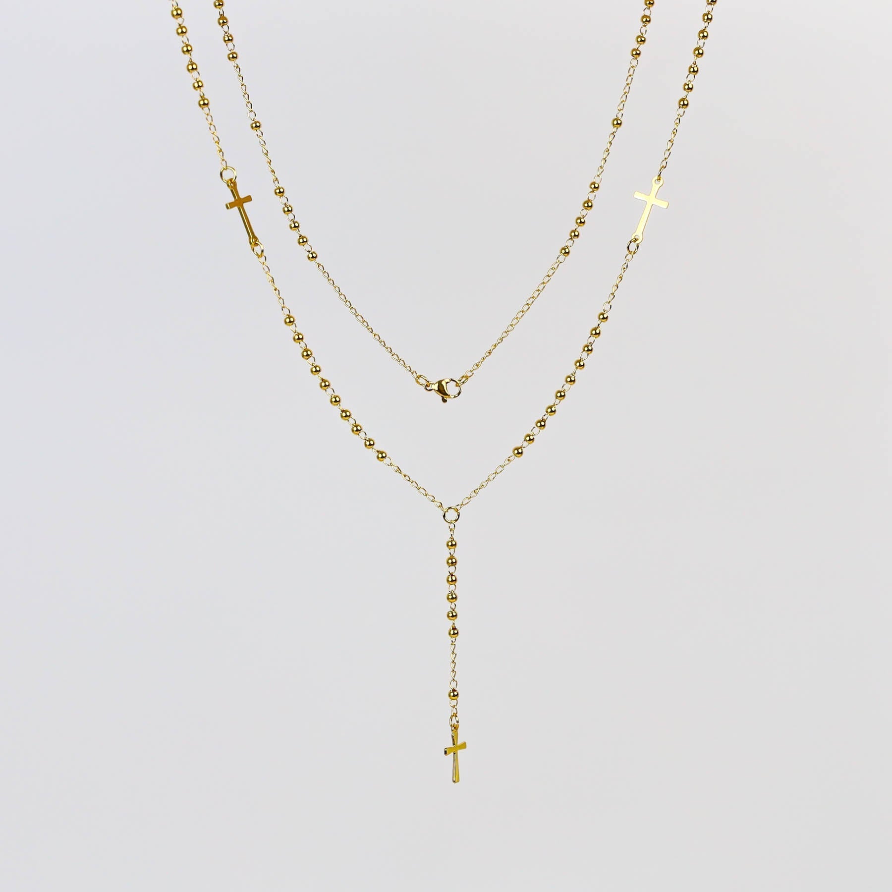 ✝️ Colierul Rozariu Elegant: Simbolul Protecției / Prosperității ⛓️✨