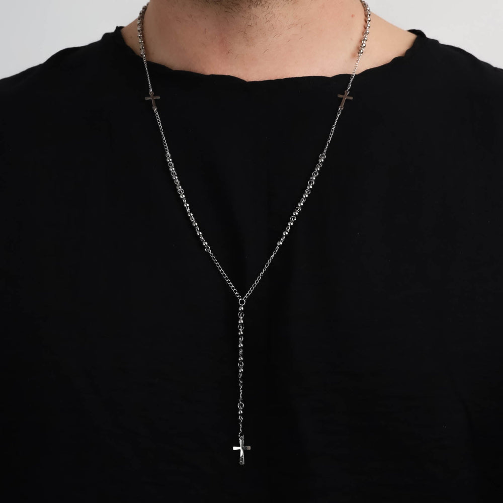 ✝️ Colierul Rozariu Elegant – Simbolul Protecției ⛓️✨