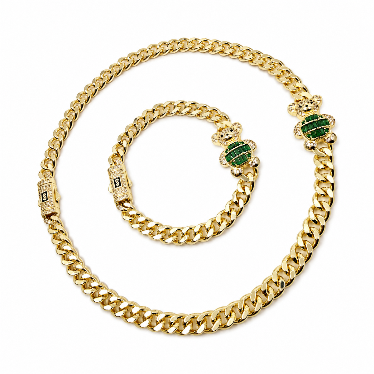 Set Teddy Monaco Green
