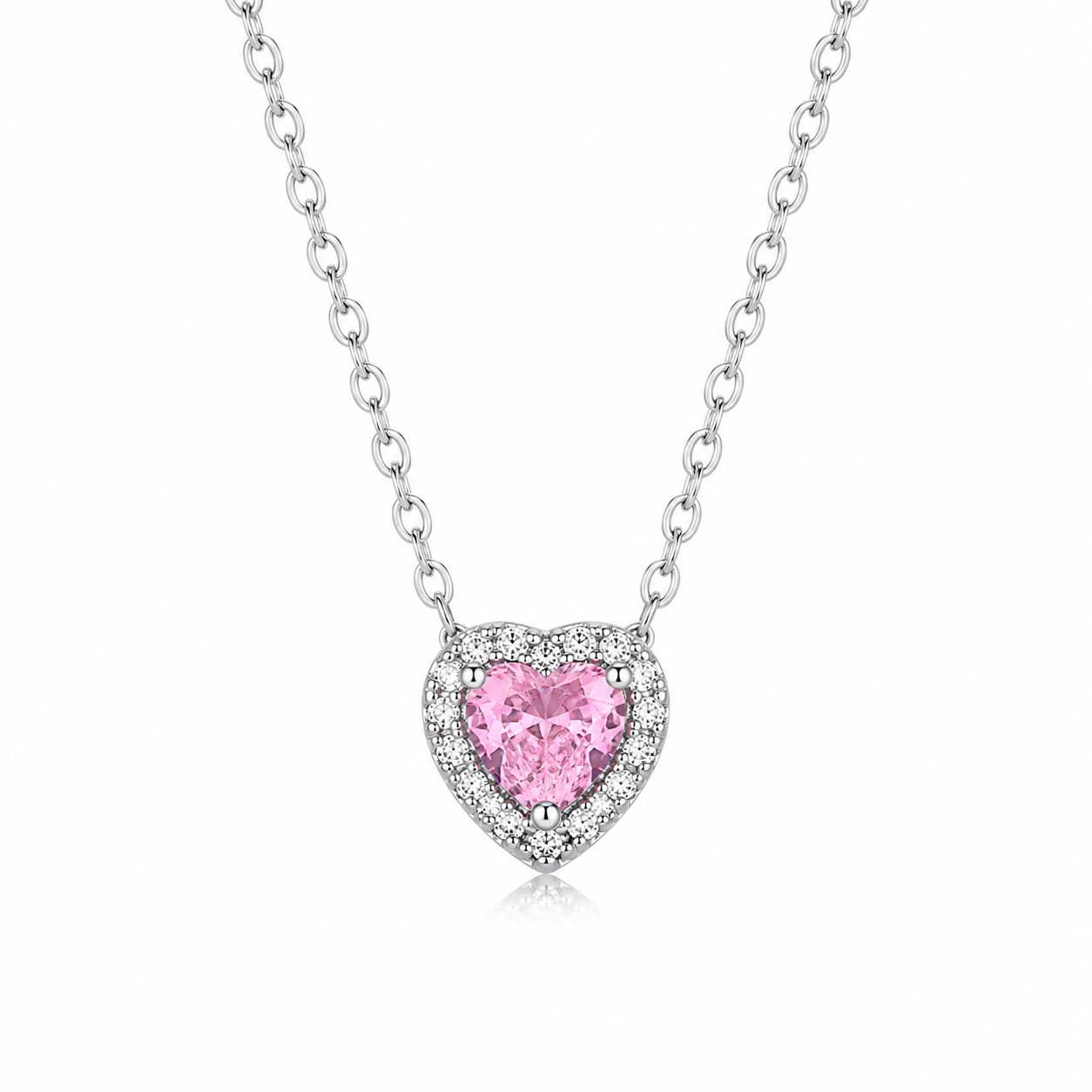 Set Pink Love placat cu Argint