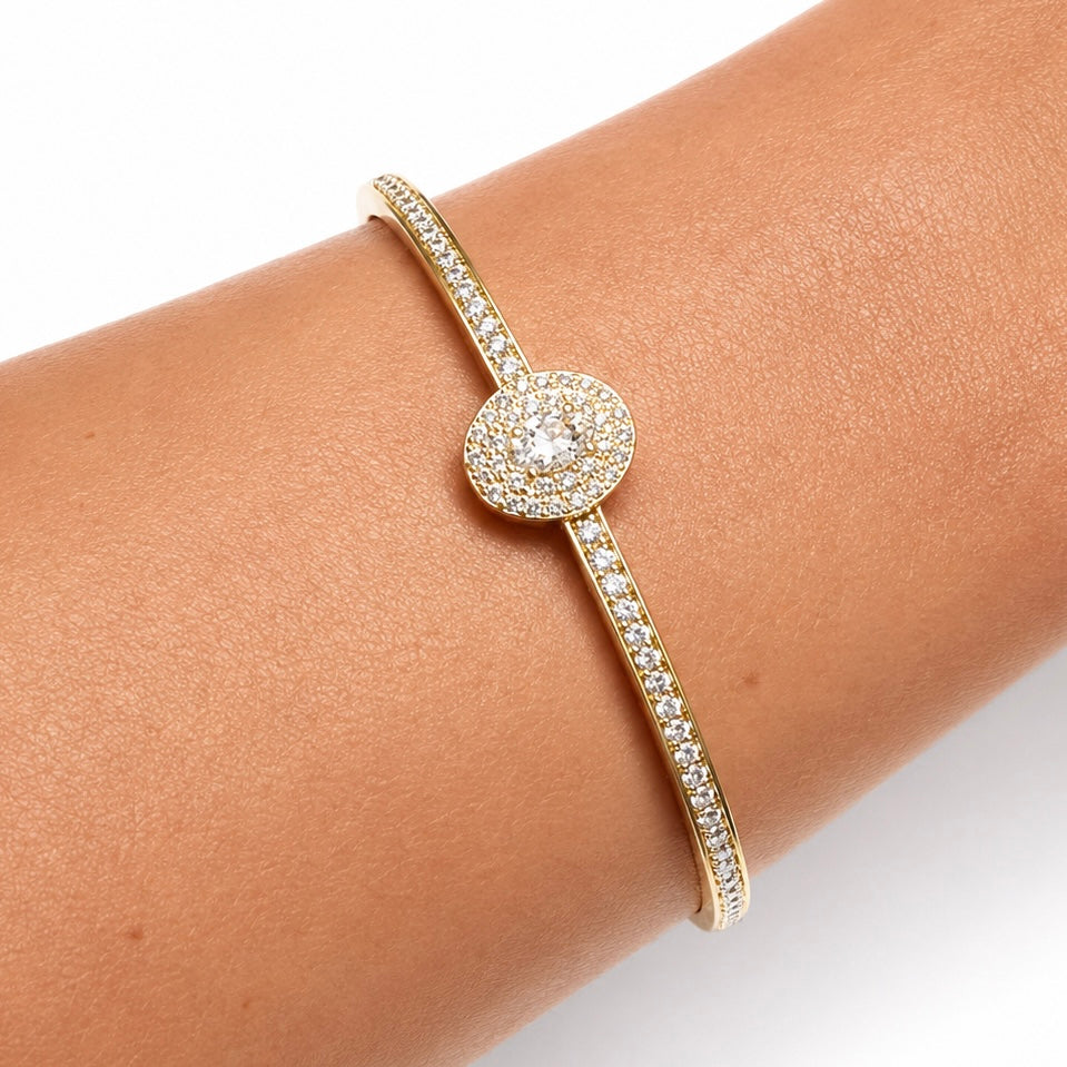Bratara Queen Gold - Placata cu Aur de 18K