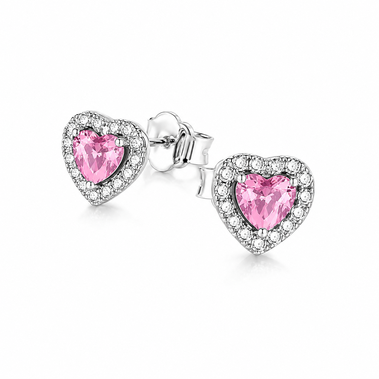Set Pink Love placat cu Argint