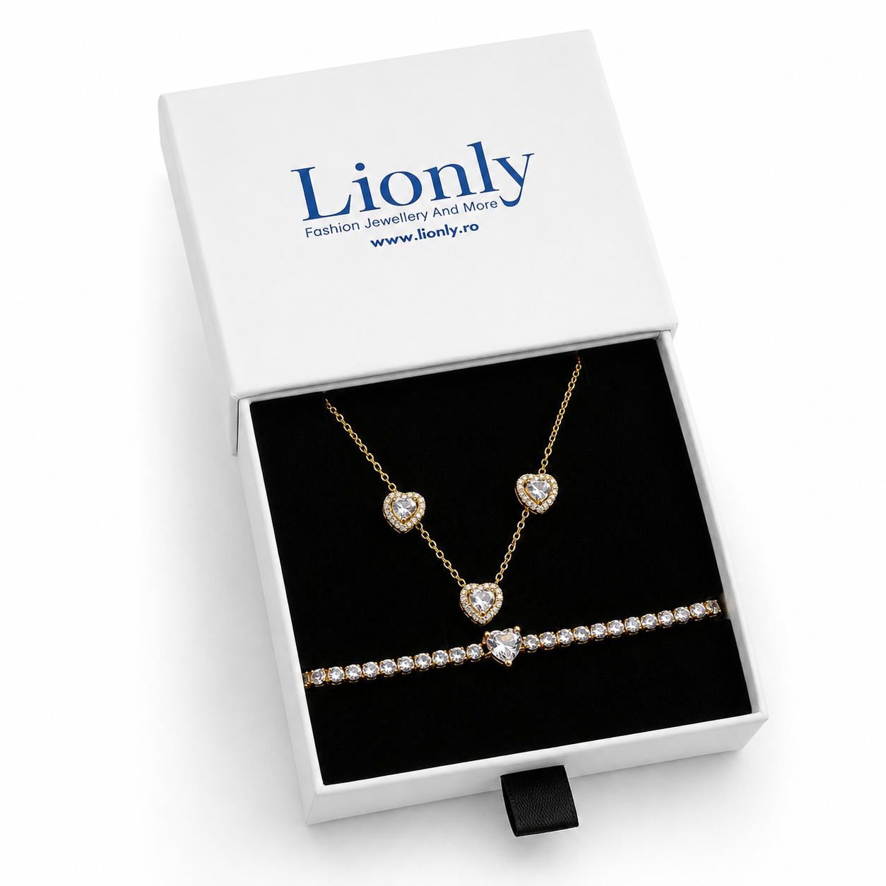 Set Gold Love Placat cu Aur