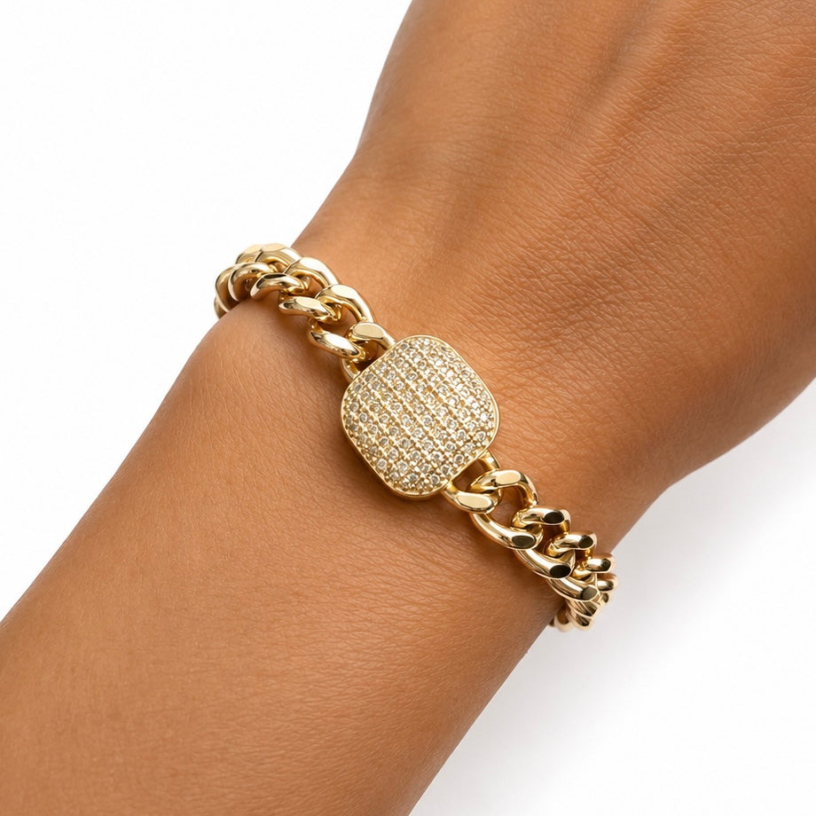 Brățara Golden Diva – Placată cu Aur 18K