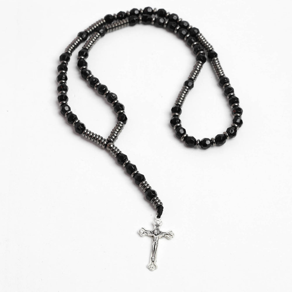 Colier Black Cross