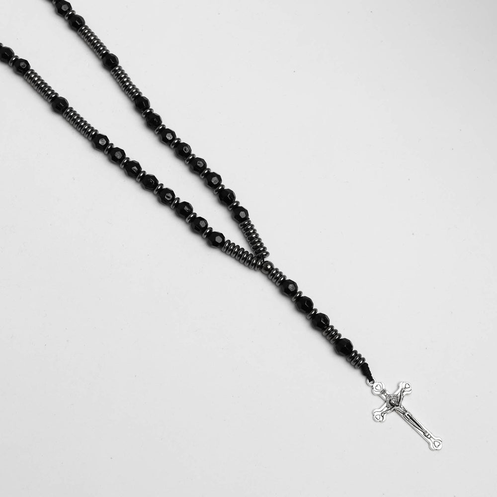 Colier Black Cross