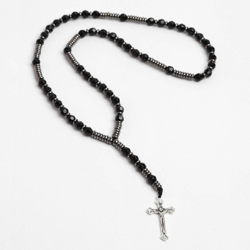 Colier Black Cross