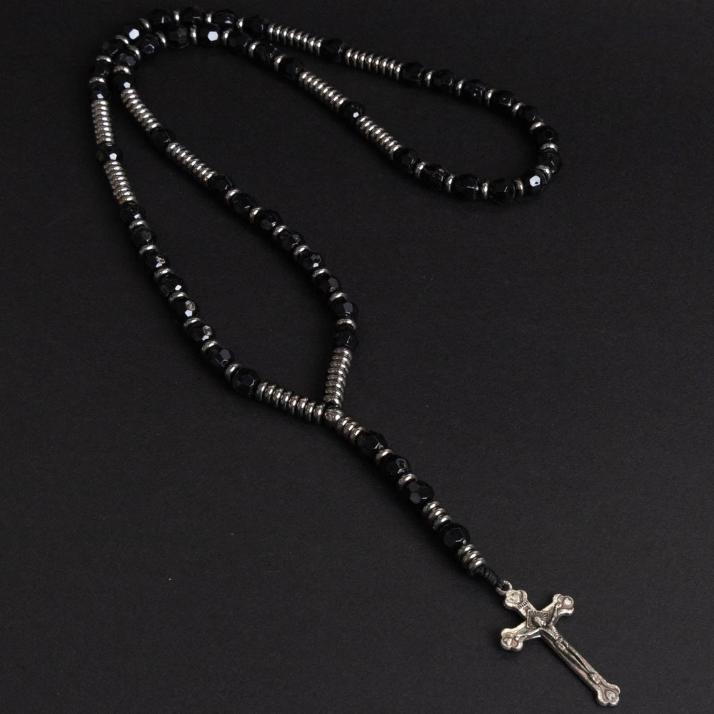 Colier Black Cross