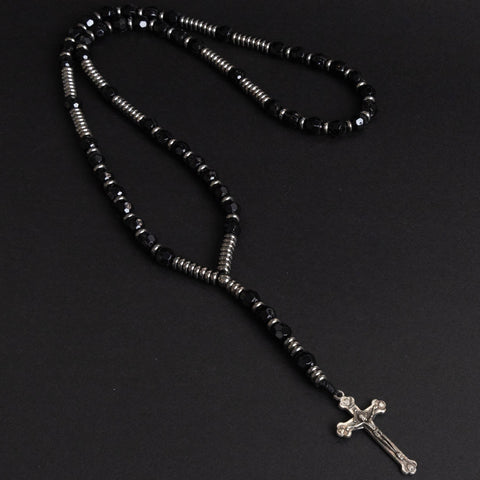 Colier Black Cross