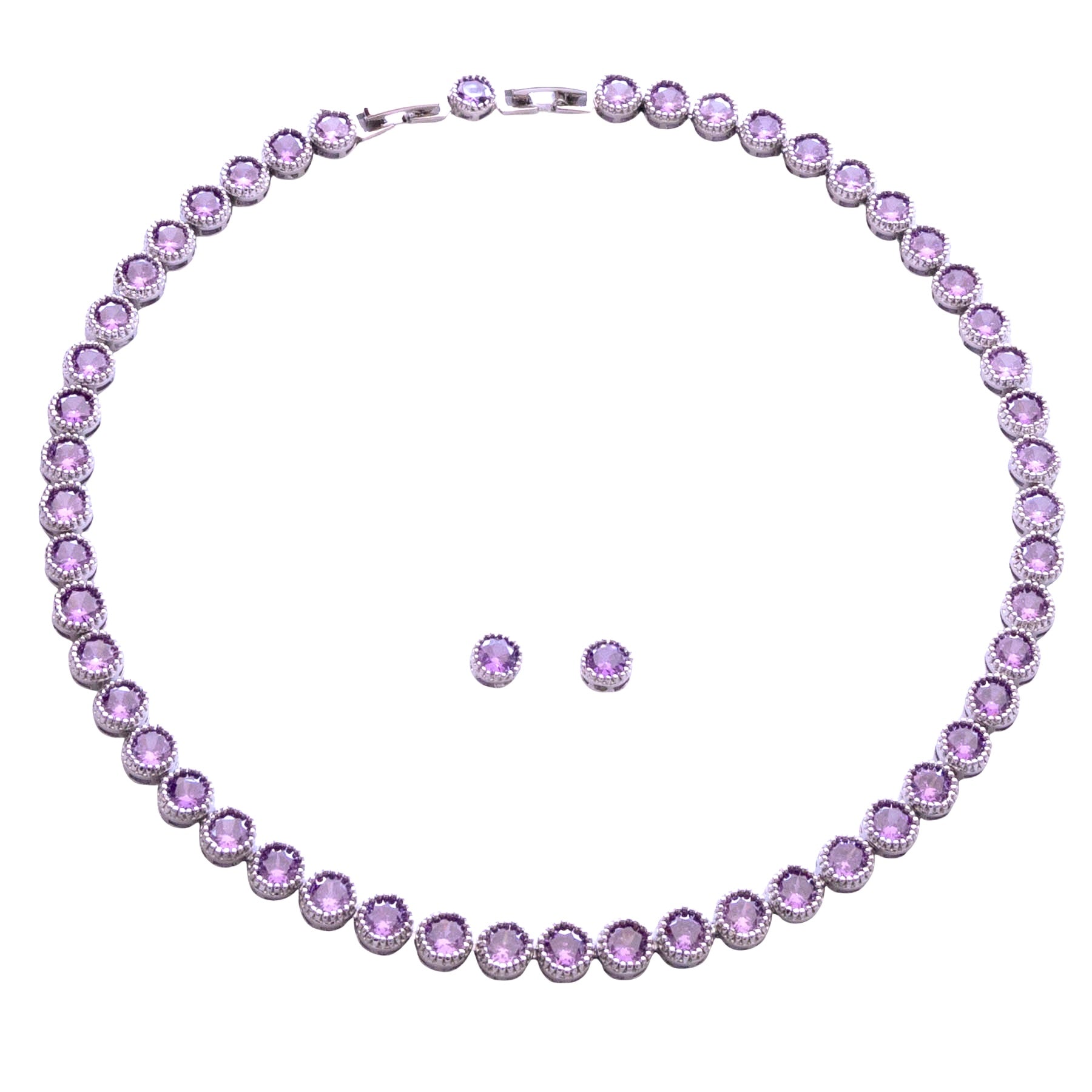 💜 Colier Purple + Cercei Cadou