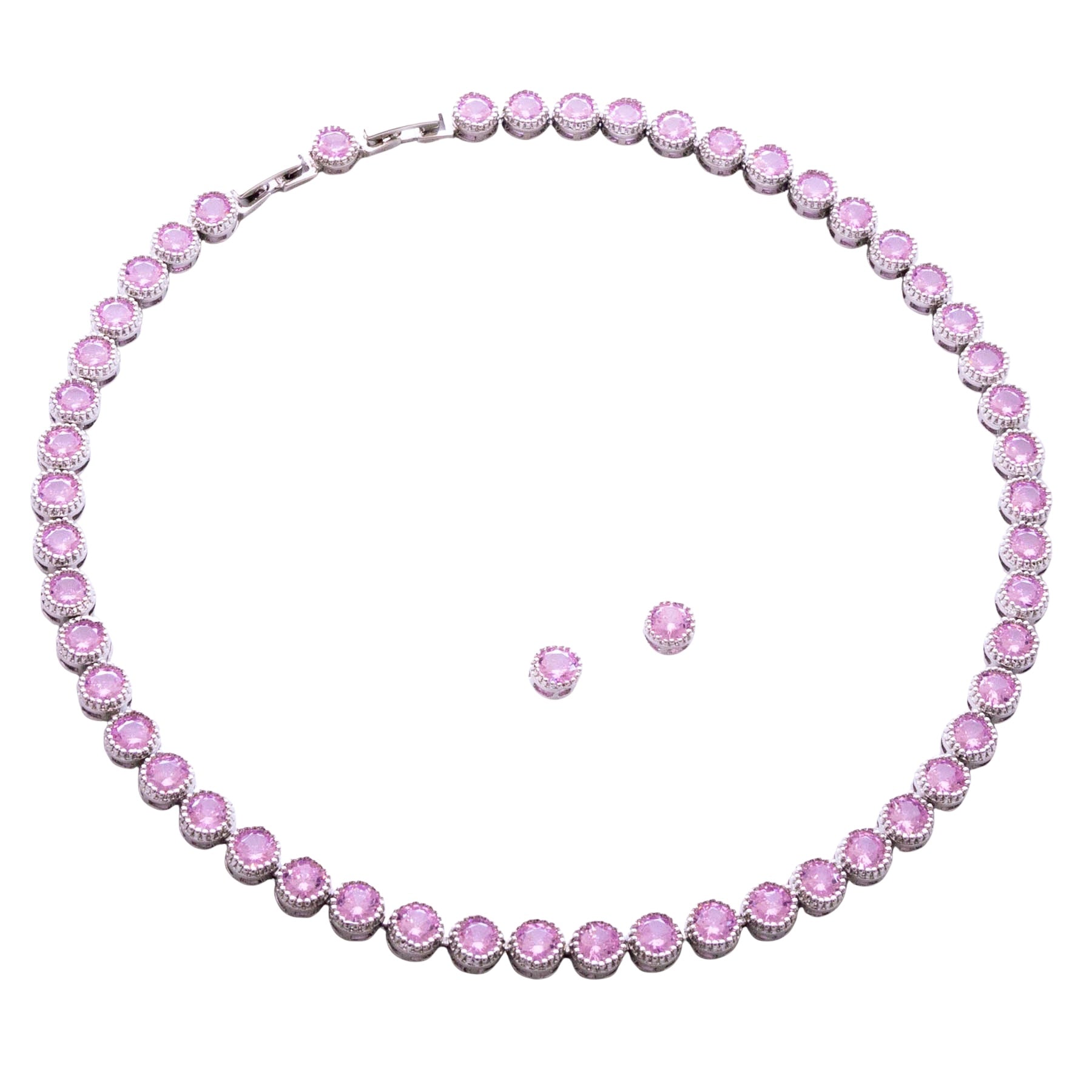 💗Colier Pink + Cercei Cadou