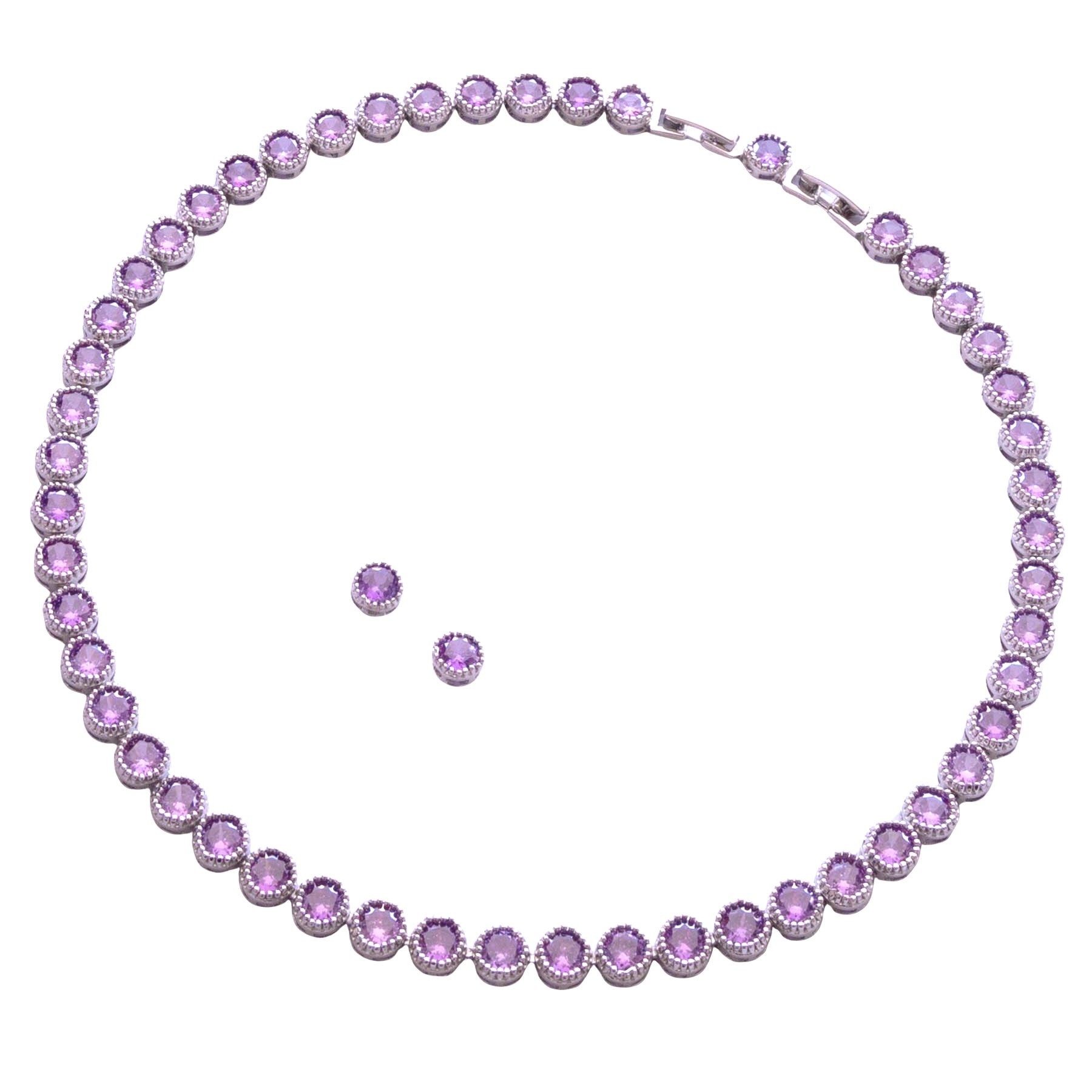 💜 Colier Purple + Cercei Cadou
