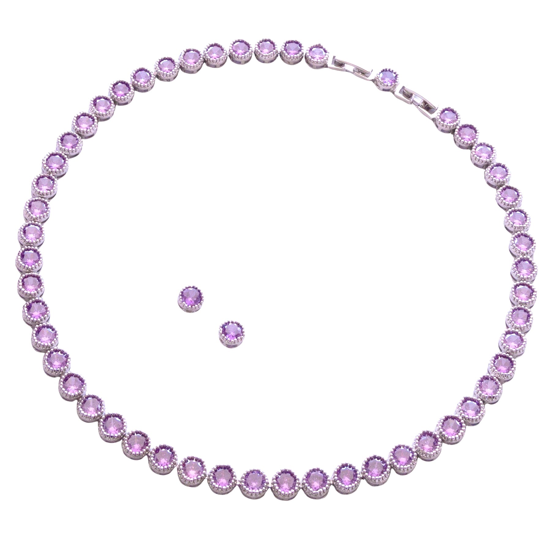 💜 Colier Purple + Cercei Cadou