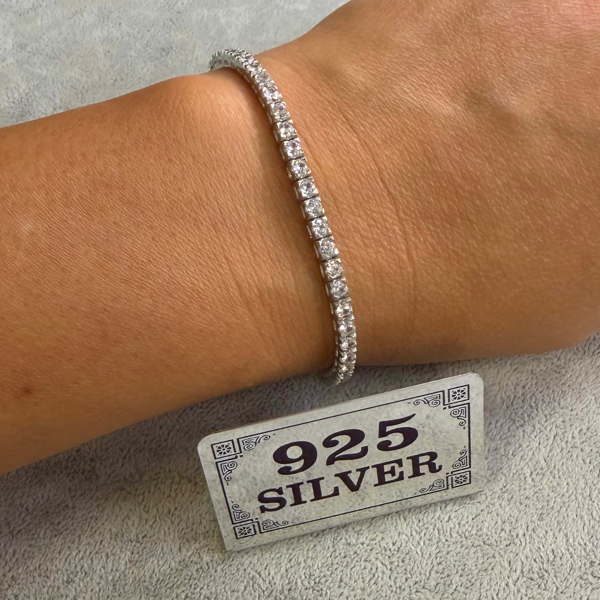 Bratara Tennis din Argint 925 -  3 MM