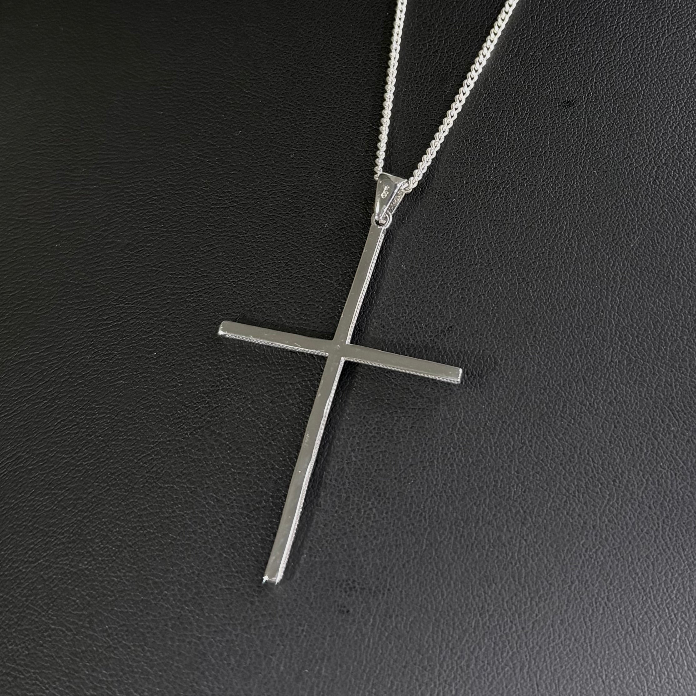 💎 Colier Cruce Minimalistă din Argint 925 - Unisex