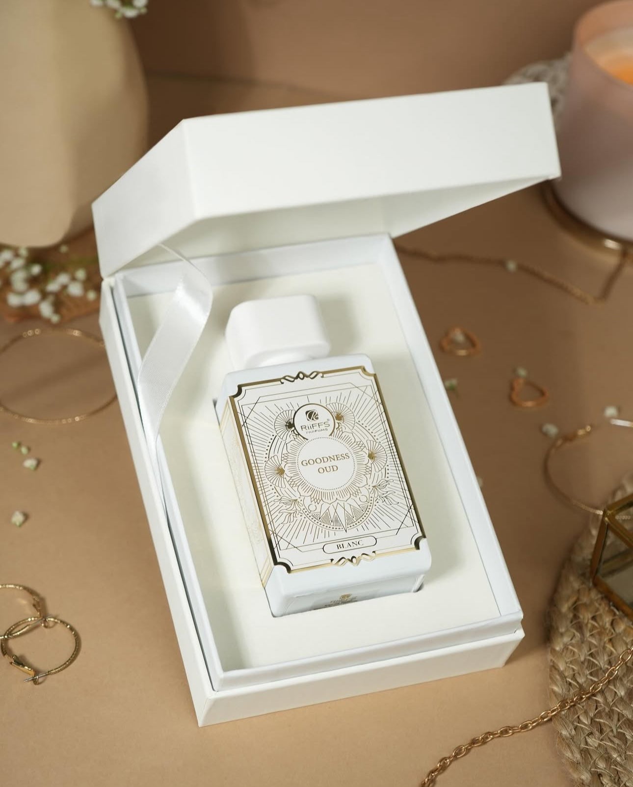 🤍 🌙 Goodness Oud Blanc 100ml – Rafinament Luminat și Misticism Alb | Extrait de Parfum pentru Femei