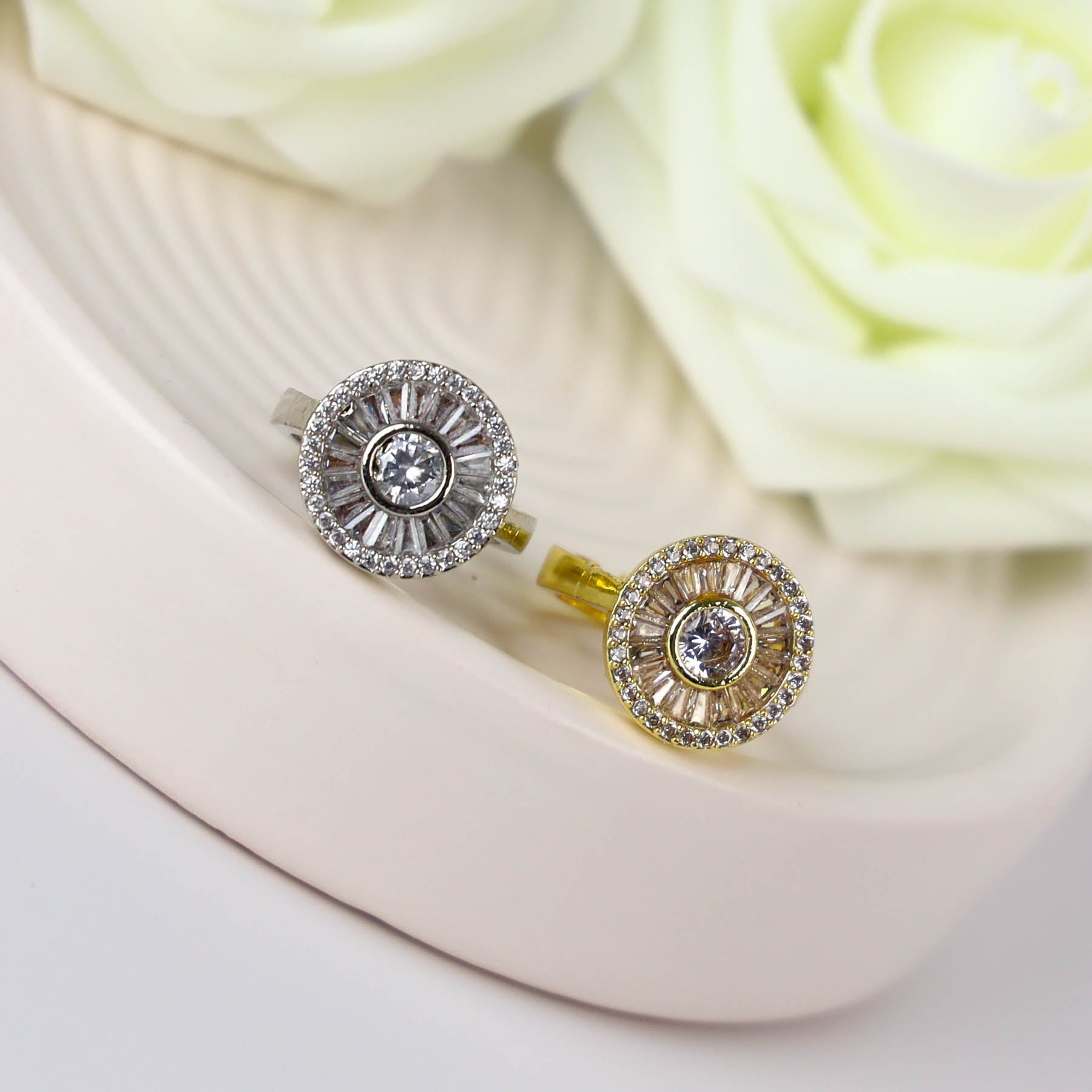 Inel Circle Silver/Gold