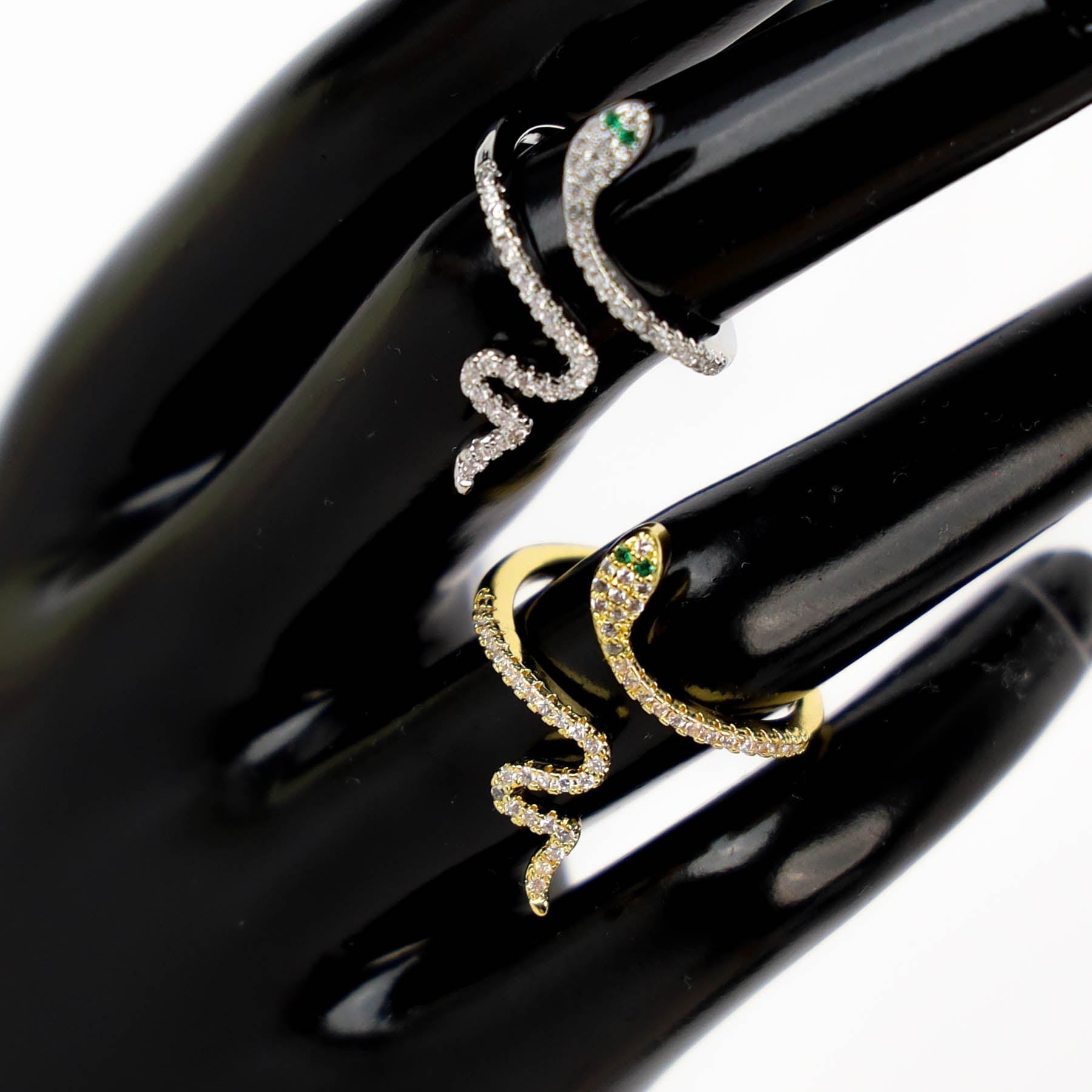 Inel Snake Silver/Gold