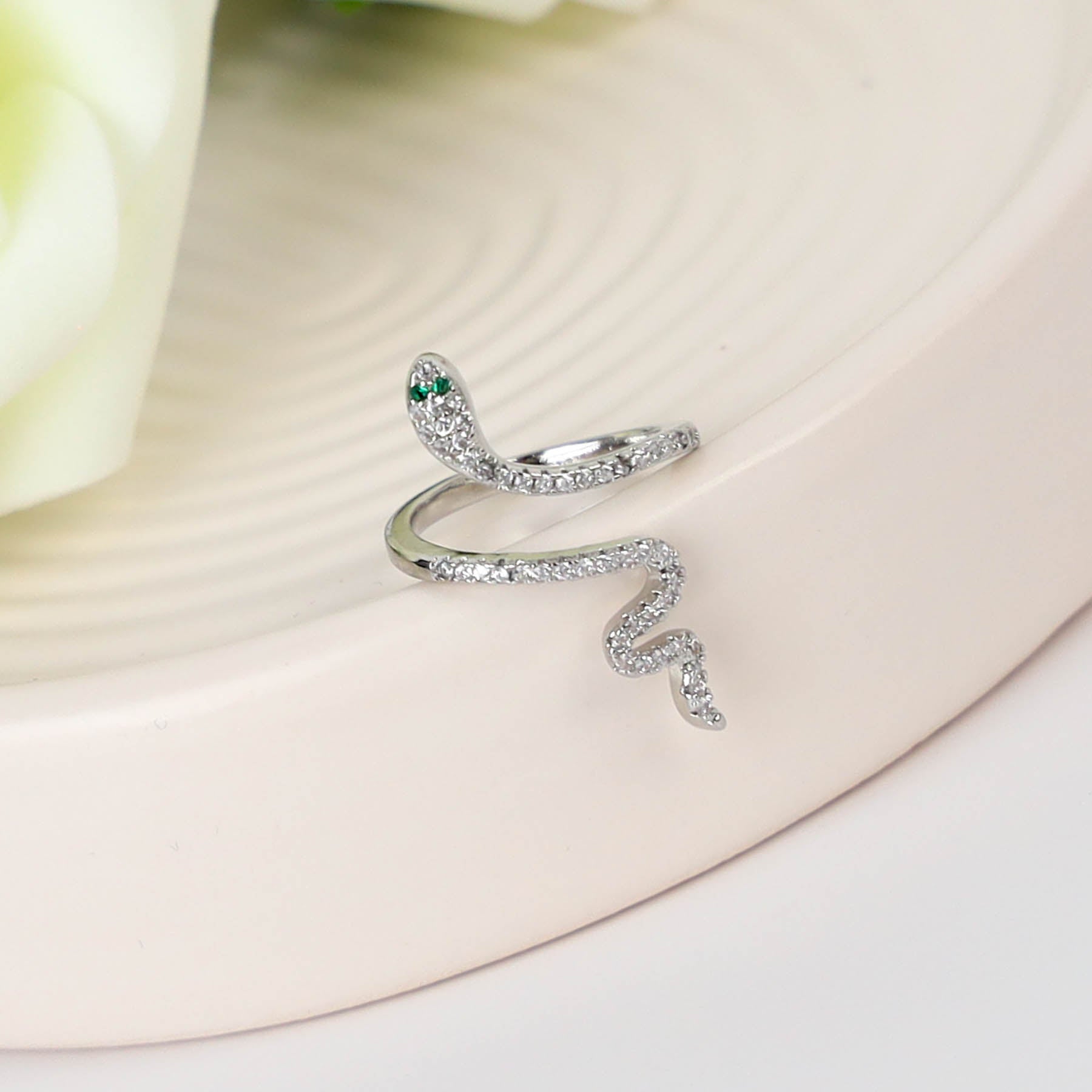 Inel Snake Silver/Gold