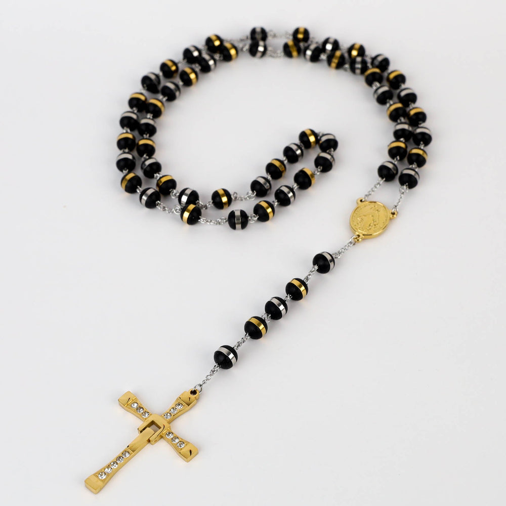 Colier Barbati tip Rozariu Gold