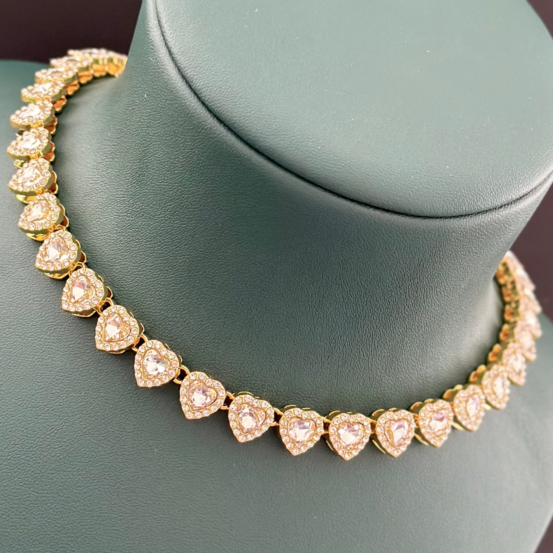 Colier Hearts Gold