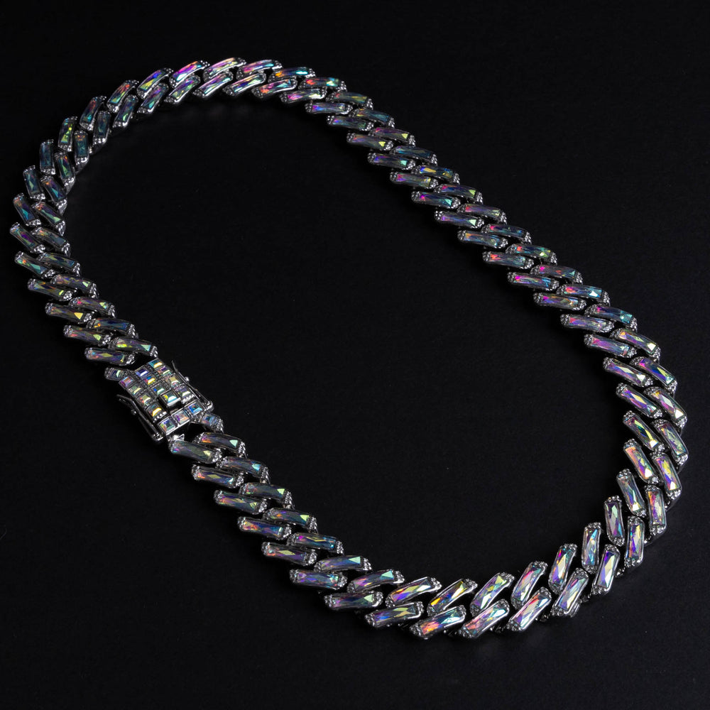 🔵 Colier Cuban Indigo – Unisex Statement