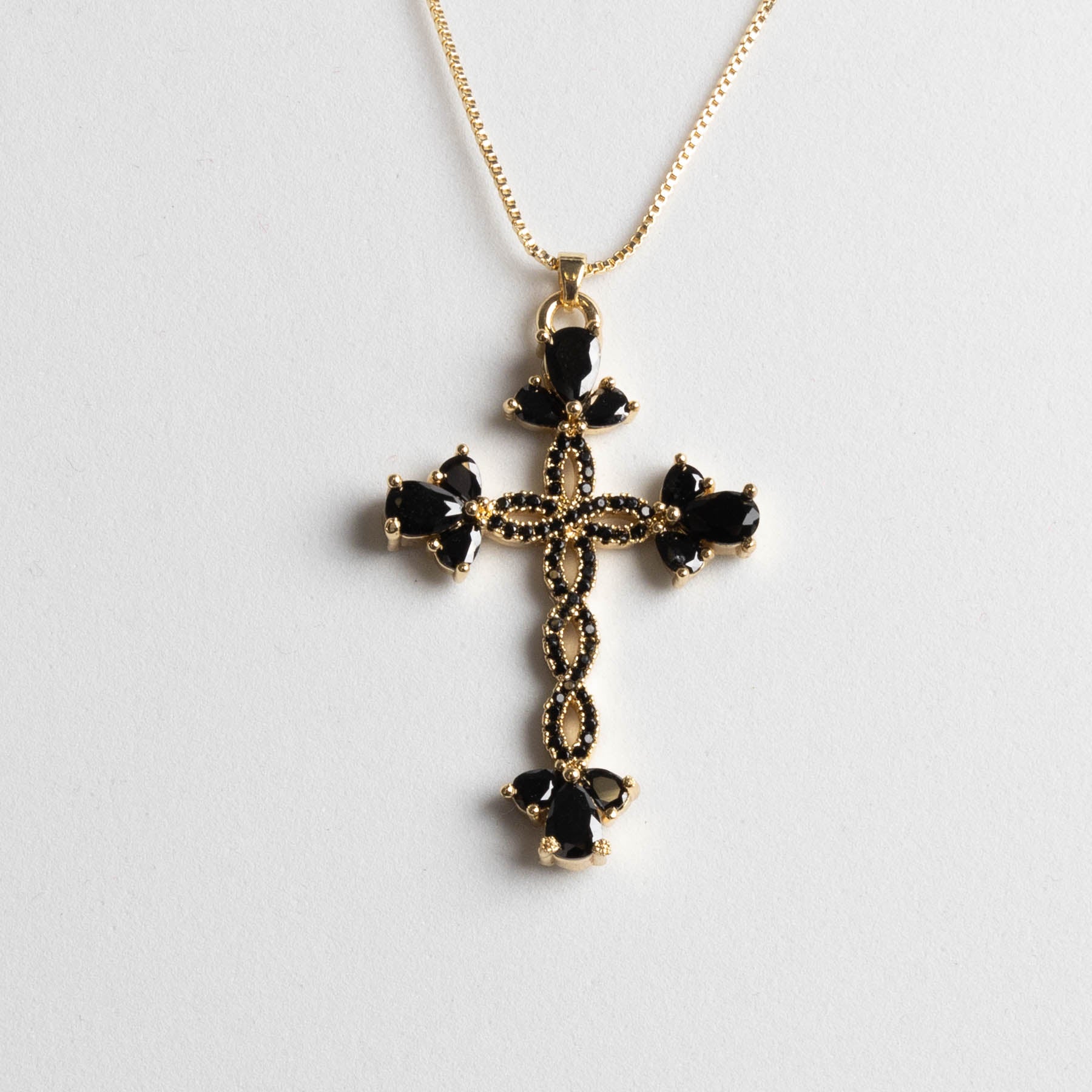 Lanț cu Cruce Gold – Placat cu Aur