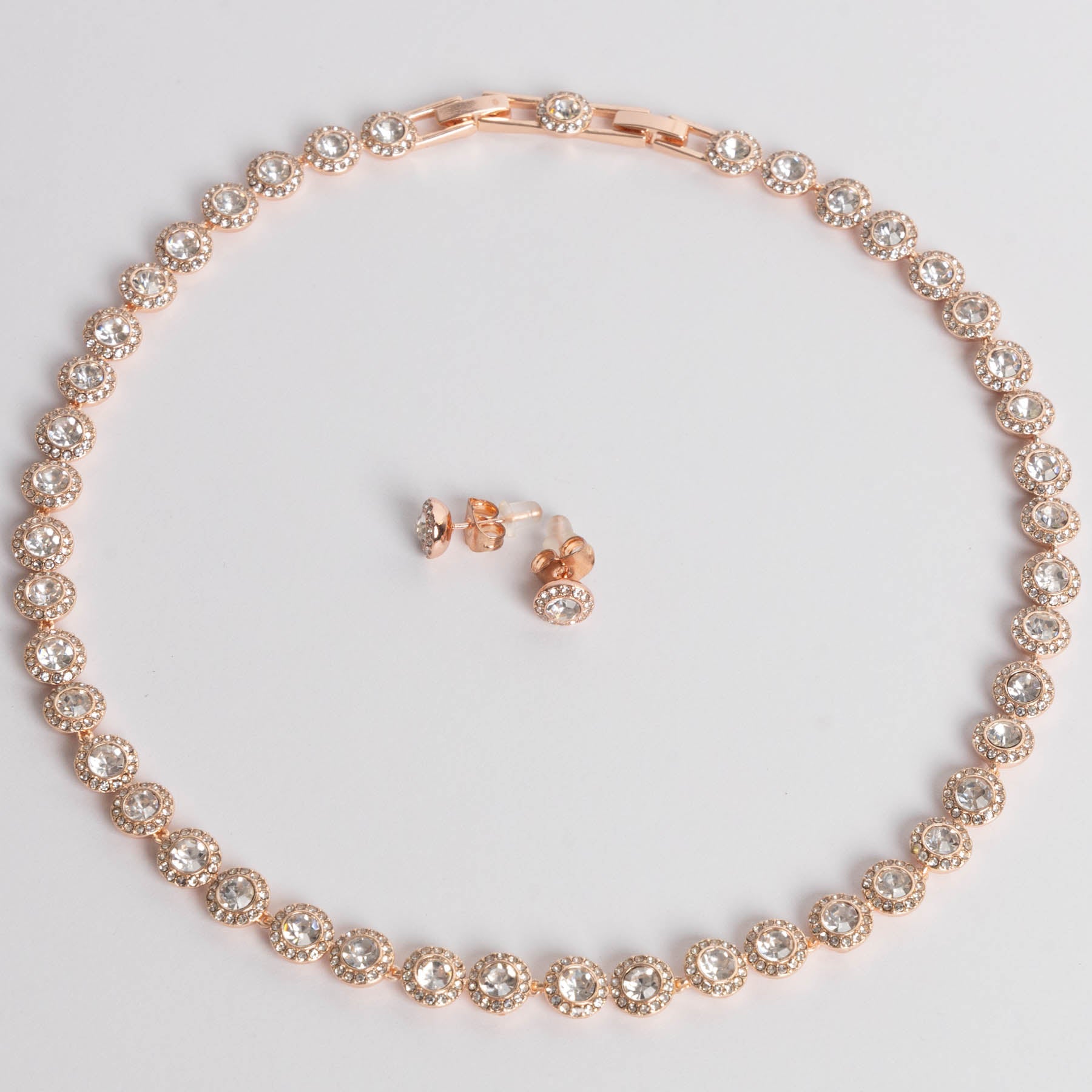 🌸 Colier Angel Rose Gold & Cercei