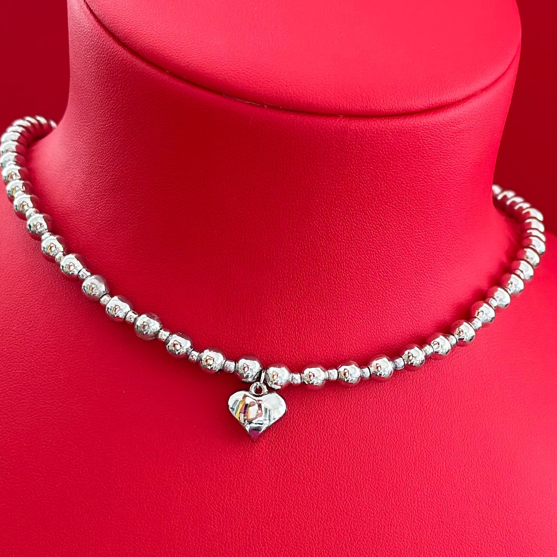 Colier Silver Heart