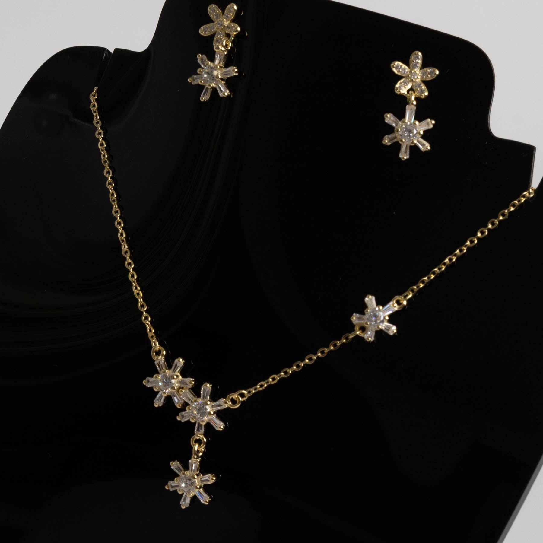 🌟 Set Pulbere de Stele din Argint 925 placat cu Aur