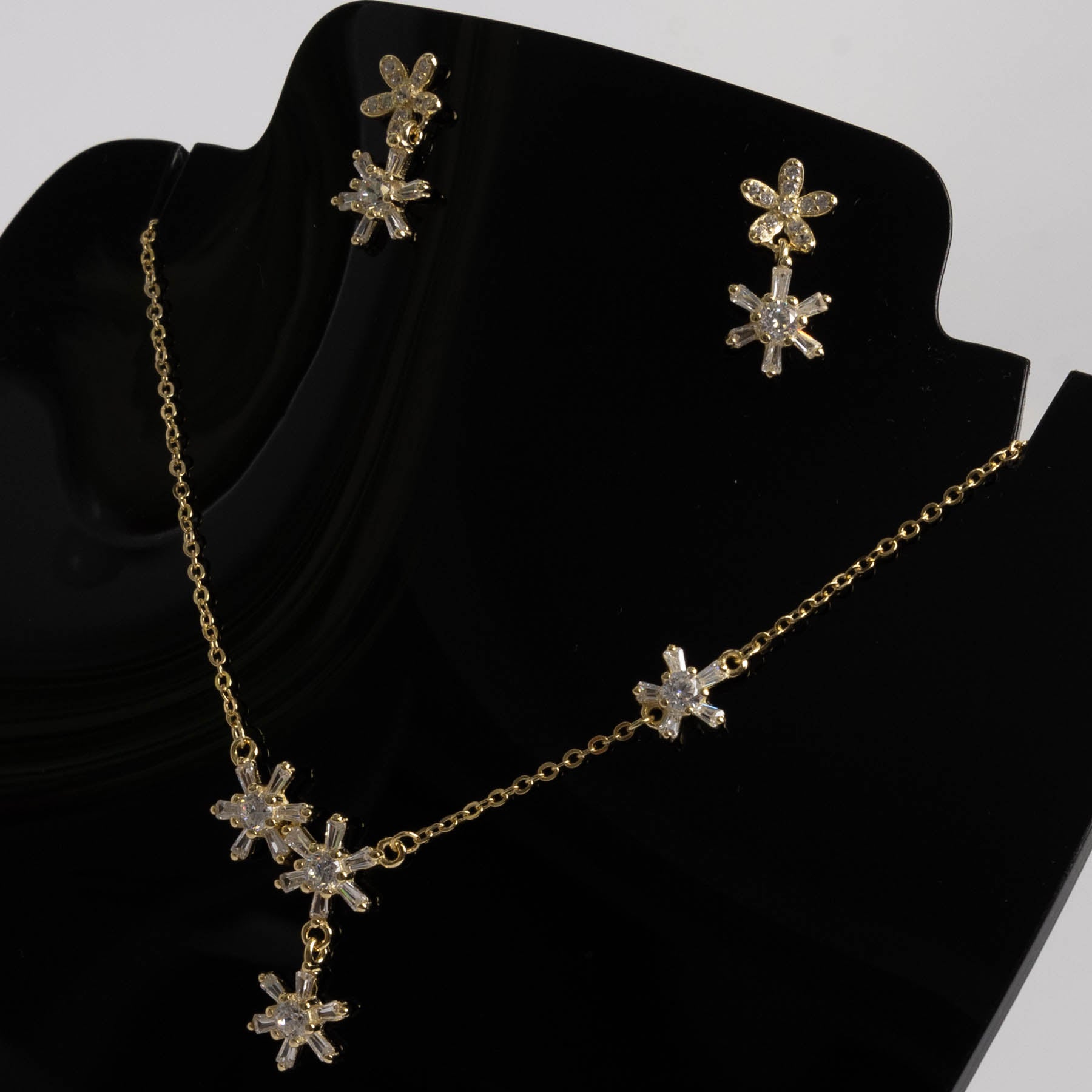 🌟 Set Pulbere de Stele din Argint 925 placat cu Aur