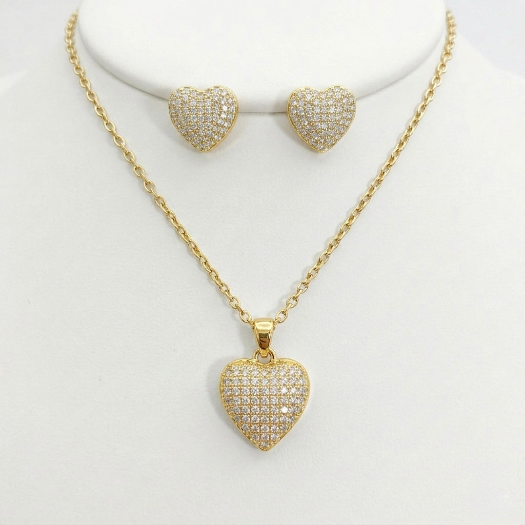 Set Bijuterii "Golden Heart"
