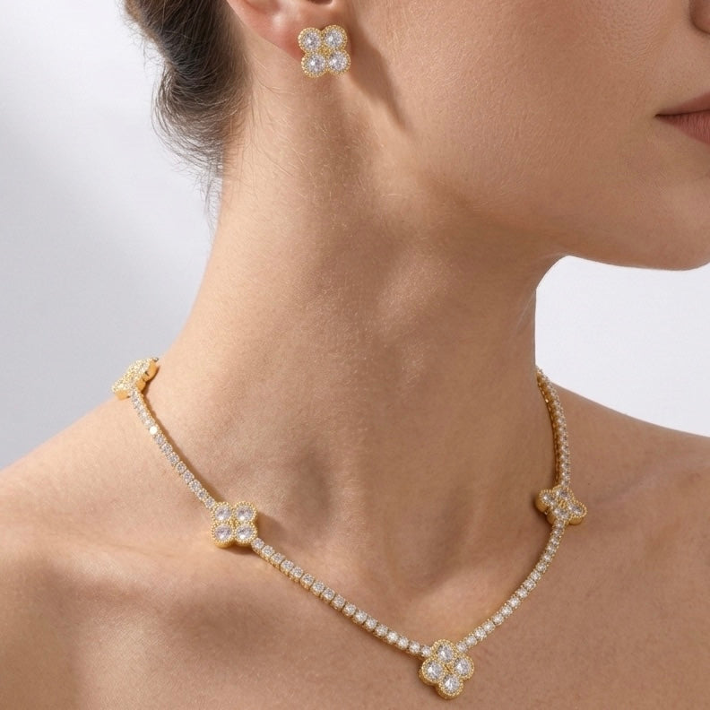 💎 Set Clover ✨Silver/Gold